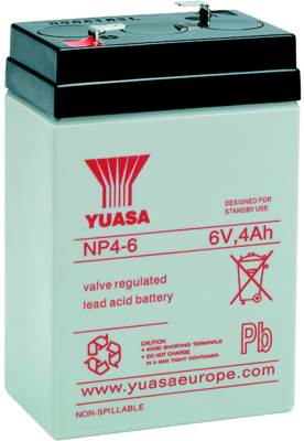 NP4-6 Yuasa Lead-Acid Batteries, Lithium-Ion Batteries Image 1