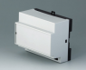 Polyphenylene oxide/polycarbonate DIN rail enclosure, (L x W x H) 82.4 x 99.2 x 86 mm, light gray/black, B6514111