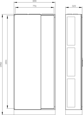 8GK1323-8KP34 Siemens Switch Cabinets, server cabinets Image 2