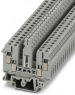 Through terminal block, screw connection, 0.2-6.0 mm², 4 pole, 16 A, 6 kV, gray, 2777072