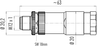 99 0487 186 08 binder Sensor-Actuator Connectors Image 2