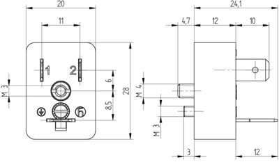 931352100 Hirschmann Automation and Control DIN Valve Connectors Image 2