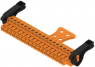 Socket header, 18 pole, pitch 3.81 mm, straight, orange, 2442170000