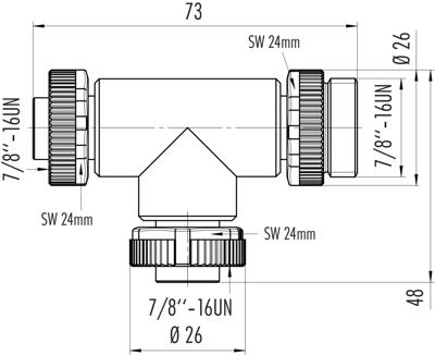 09 2475 100 05 binder Sensor-Actuator Adapter Image 2