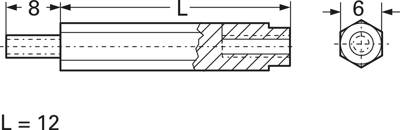 6922AA0112.0 fastpoint Spacer Bolts Image 3