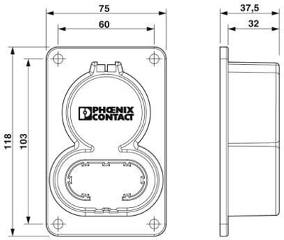 1624143 Phoenix Contact Frames for Sockets and more Accessories Image 2