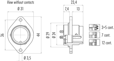 09 0057 00 03 binder Other Circular Connectors Image 2