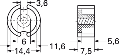 B65937A0000X022 EPCOS Ferrite cores Image 2