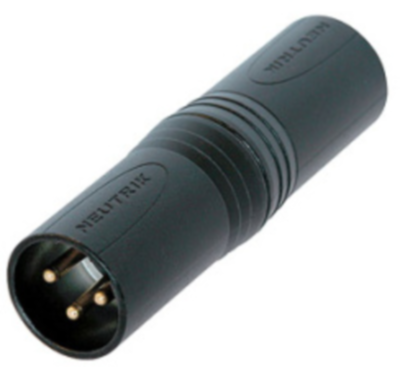 NA3MM-B Neutrik AV Connectors Adapters