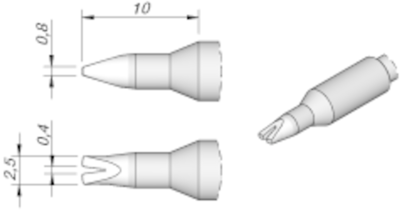 C245118 JBC Soldering tips, desoldering tips and hot air nozzles Image 2