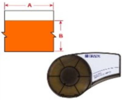 M21-500-595-OR Brady Ink rolls, Writing ribbons