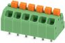 PCB terminal, 6 pole, pitch 3.5 mm, AWG 24-16, 16 A, spring-clamp connection, green, 1862084