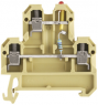 Multi level terminal block, screw connection, 0.5-4.0 mm², 10 mA, 1 kV, beige/yellow, 0395760000