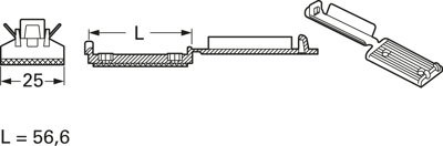 151-01562 HellermannTyton Cable Holders Image 2