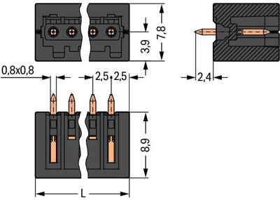 733-336/105-604/997-446 WAGO PCB Connection Systems Image 2