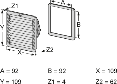 PF11.000 Pfannenberg Panel-Mount Fans Image 2