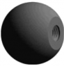 Ball knob, 4 mm, plastic, black, Ø 4 mm, H 15 mm, 107 0416 699 15