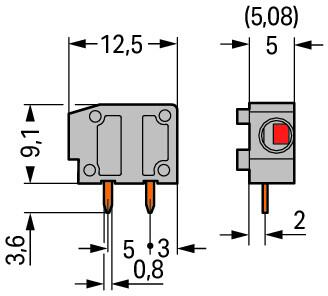 235-740 WAGO PCB Terminal Blocks Image 2