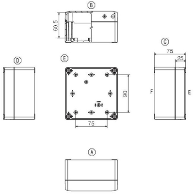 9535240000 Weidmüller General Purpose Enclosures Image 2