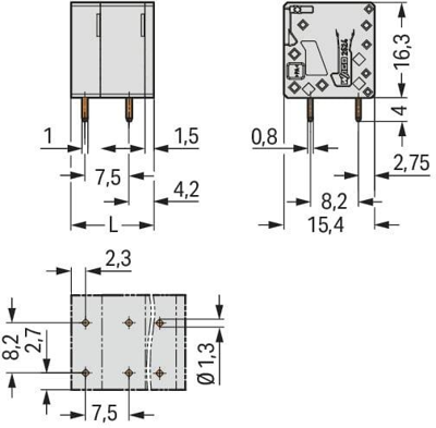 2624-3310 WAGO PCB Terminal Blocks Image 2