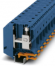 High current terminal, screw connection, 25-95 mm², 1 pole, 232 A, 8 kV, blue, 3010136