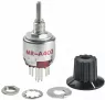 Step rotary switches, 4 pole, 3 stage, 30°, interrupting, 250 mA, 125 V, MRA403-A