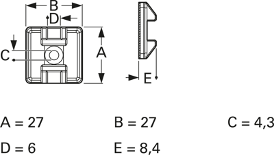 8030AA01AS fastpoint Cable Holders Image 2