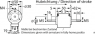 Linear solenoid, RM 050W-OBOO-N-24VDC, 100 % duty cycle