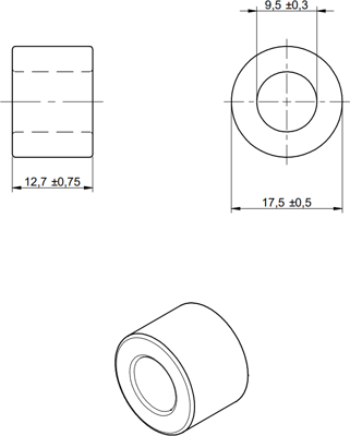 74270091 Würth Elektronik eiSos Ferrite cable cores Image 2