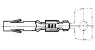 203802-4 AMP Crimp Contacts