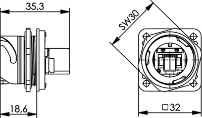 100007415 Telegärtner Modular Connectors Image 2