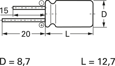 E-RY3043 Frolyt Electrolytic Capacitors Image 2