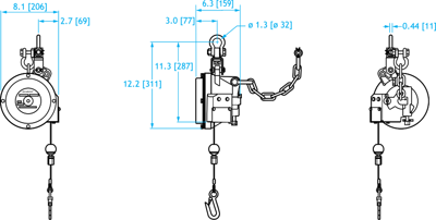 10EA Aero-Motive Spring Balancers Image 3