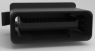 Socket header, 12 pole, pitch 1.5 mm, black, 1-1612257-2