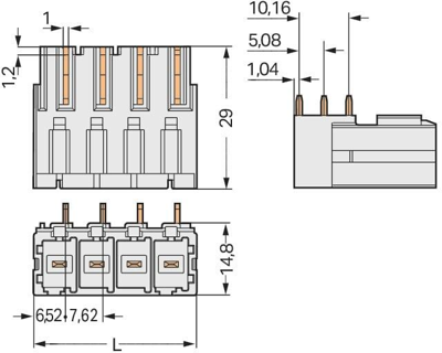 831-3643 WAGO PCB Connection Systems Image 5