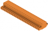 Pin header, 24 pole, pitch 5.08 mm, straight, orange, 1013930000