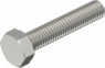 Hexagon head screw, external hexagon, M6, Ø 6 mm, 40 mm, stainless steel, DIN 933