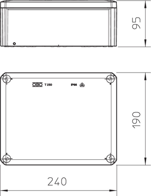 2007287 OBO Bettermann Flush-mounted Boxes, Junction Boxes Image 3