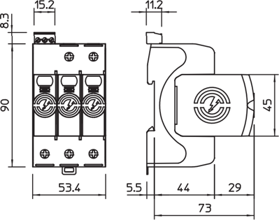 5093516 OBO Bettermann Overvoltage Protection Image 2