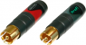 RCA plug, Cinchstecker, 16 A, löten