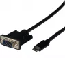 USB type C - SVGA/VGA cable, USB type C plug - HD-15 plug, 1080P, 2m