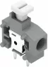 Stack PCB terminal block, push-button, 1.5 mm², pitch 5/5.08 mm, 1-pole, Push-in CAGE CLAMP®, black