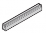 Guide Rail Multi Piece, Mid-Piece, Plastic Extr.,280 mm, 2 mm Groove Width, Grey, 10 Pieces