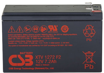 XTV1272FR Lead-Acid Batteries, Lithium-Ion Batteries