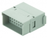 Full high density module, pin, 36 pole, unequipped, crimp connection, 09140363001