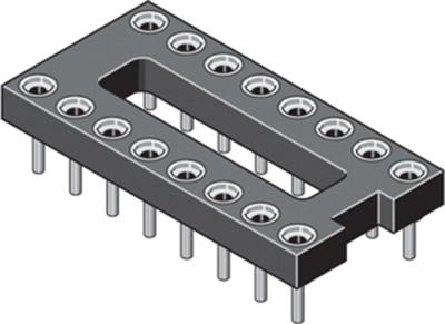 004-1-008-3-D1SFH-XT0 MPE-GARRY Semiconductor Sockets, Holders Image 1