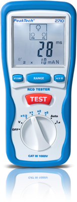 P 2710 PeakTech Electric Installation and Insulation Testers Image 1