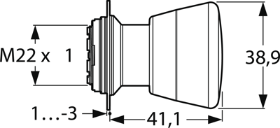 1.30.283.101/0300 RAFI Emergency Stop Image 3