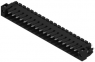 Pin header, 19 pole, pitch 3.5 mm, straight, black, 1842710000
