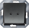 DELTA i-system outlet plate, carbon metallic